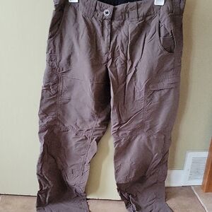 Exofficio Womens Dark Brown Cargo Pants
